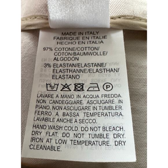 Antonelli Firenze Sz 42, US‎ 6 Cropped Slacks Baggy Cuffed Wide Leg Quiet Luxury - Picture 5 of 14